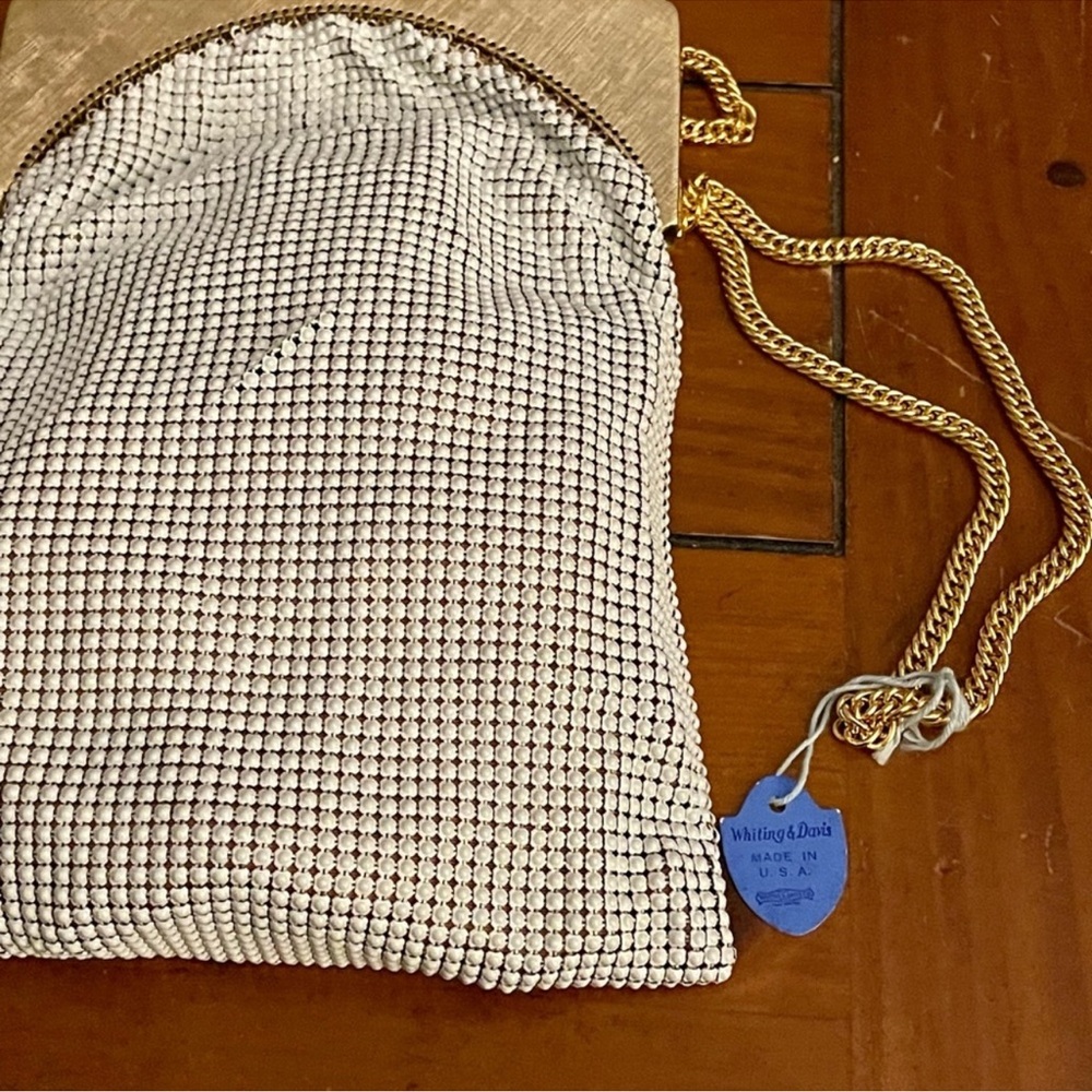 NWT VINTAGE Whiting and Davis Vintage Mesh Bag Schiaparelli Era - Picture 15 of 15